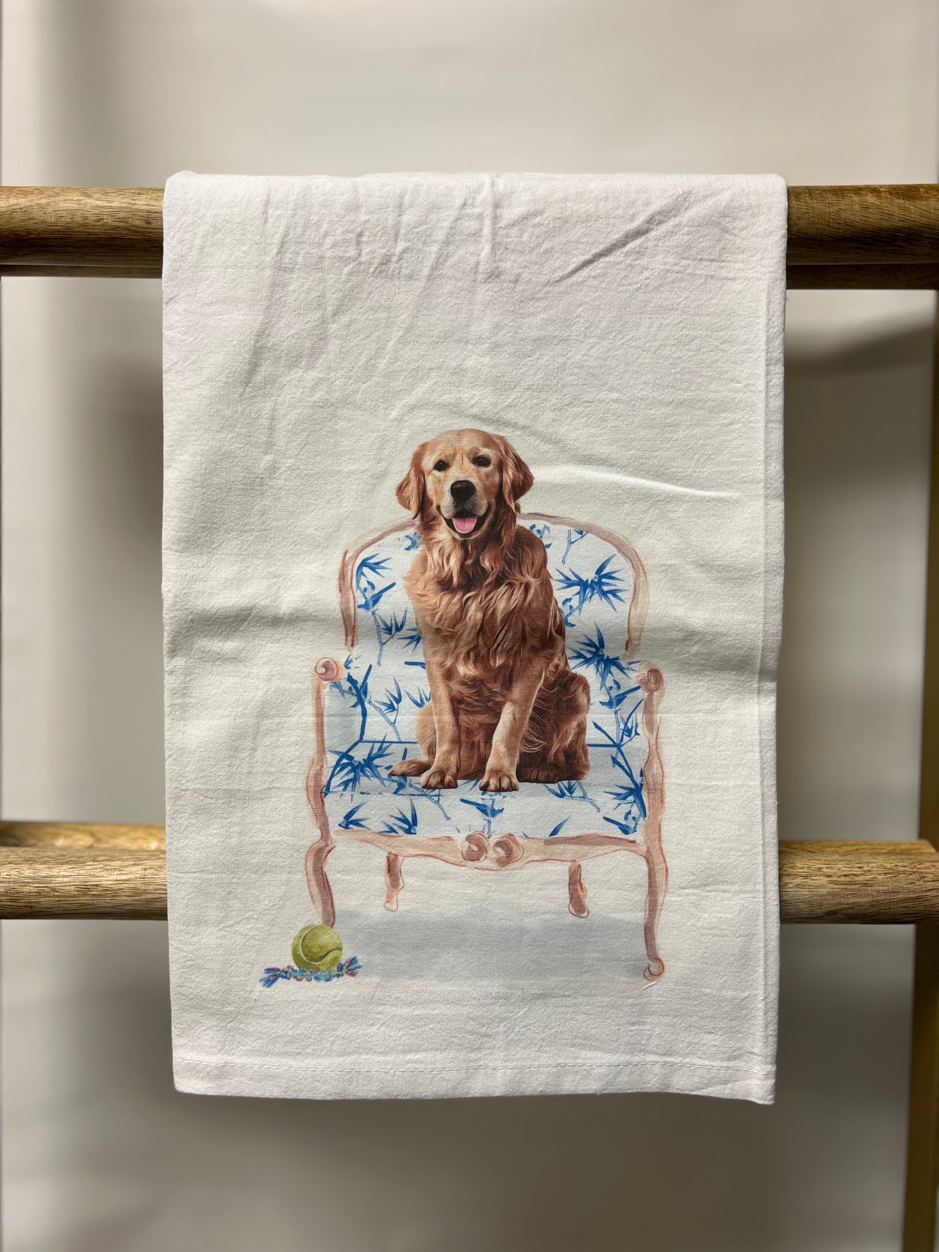 Golden retriever kitchen sales towels