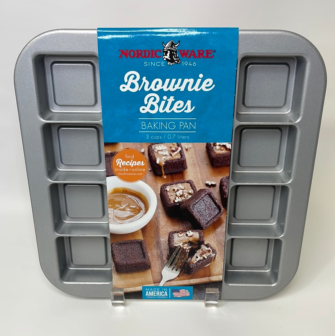 Nordic Ware Brownie Bites Baking Pan – CreativeKitchen