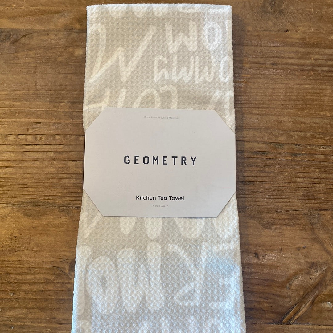 Geometry Tea Towels Geometry Tea Towel – CreativeKitchen