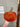 8” Plush Orange Pumpkin