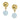 SS Light Blue Jade Earrings