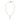 Susan Shaw Dainty Gold Square + Pearl Necklace