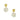 Susan Shaw Drop Pearl Cluster Earring